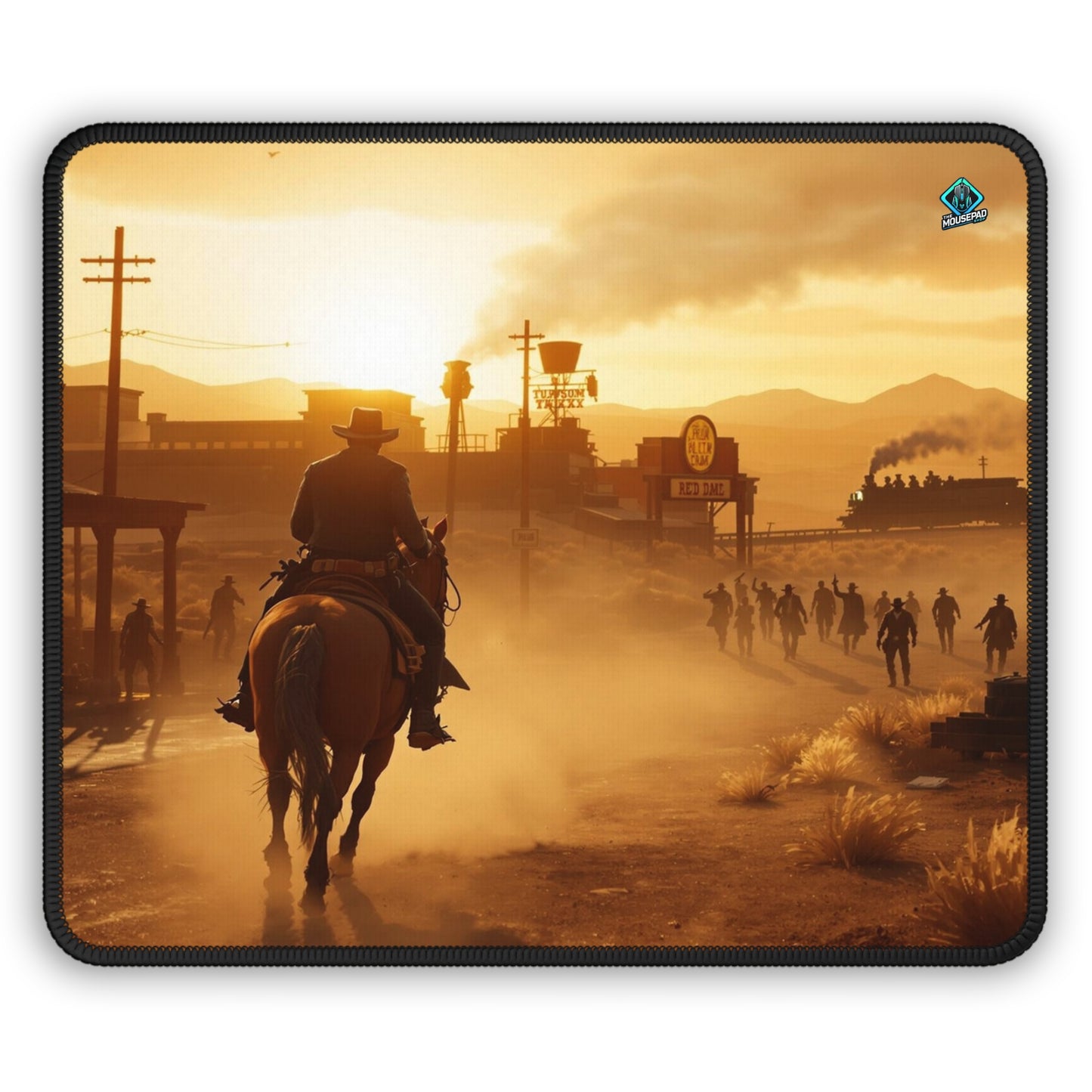 Gaming Mousepad - Western Sunset Adventure 9" x 7" (US Version)