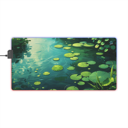 LED Deskmat - Serene Pond