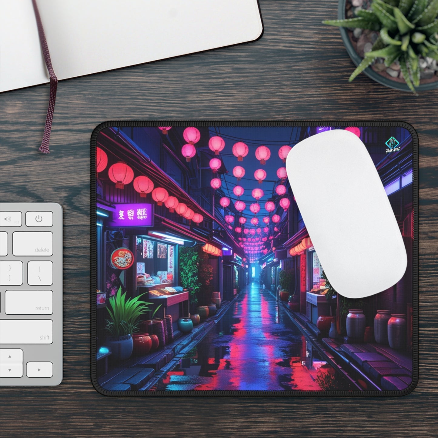 Gaming Mousepad - Neon Alley 9" x 7" (US Version)