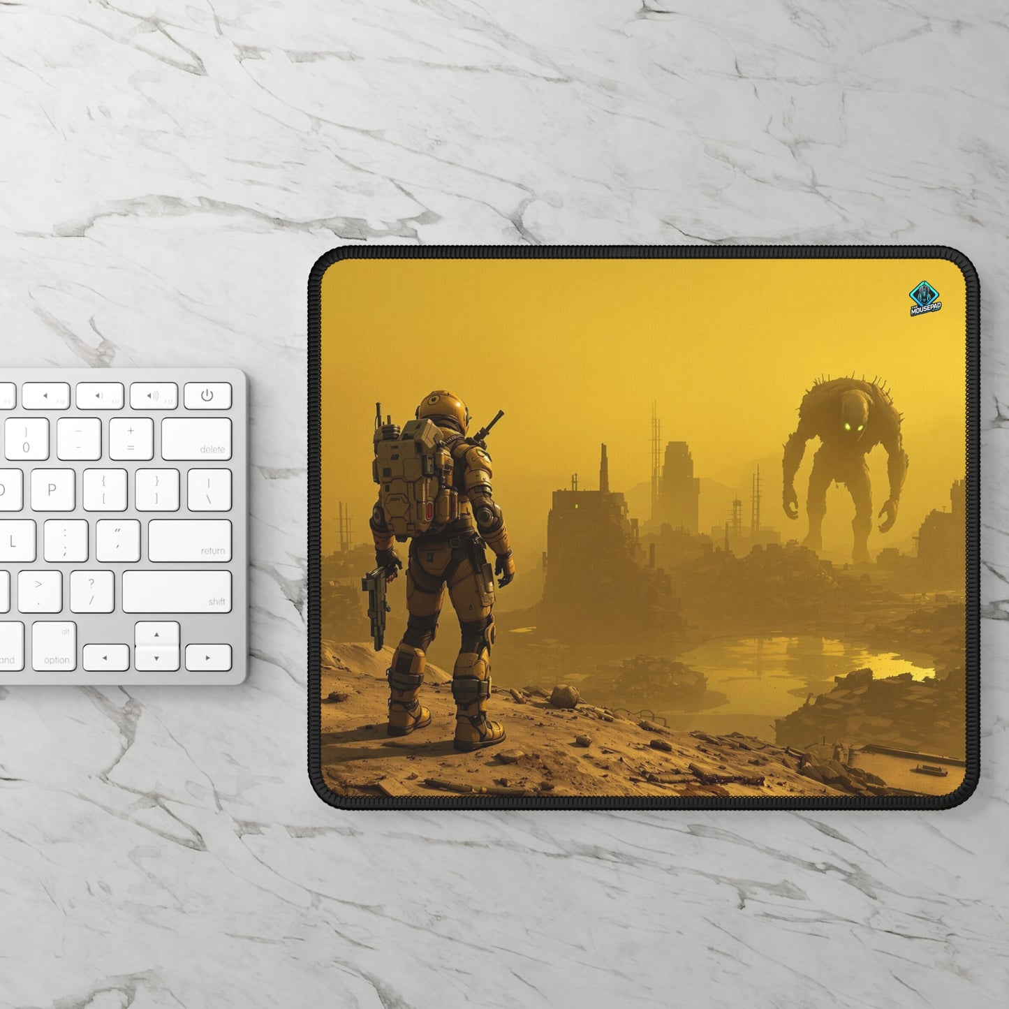 Gaming Mousepad - Apocalyptic Confrontation 9" x 7" (US Version)