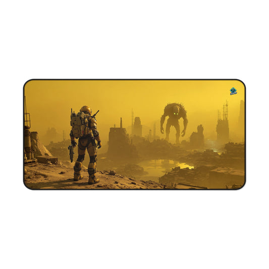 Gaming Deskmat - Apocalyptic Confrontation 16" x 32" (US Version)