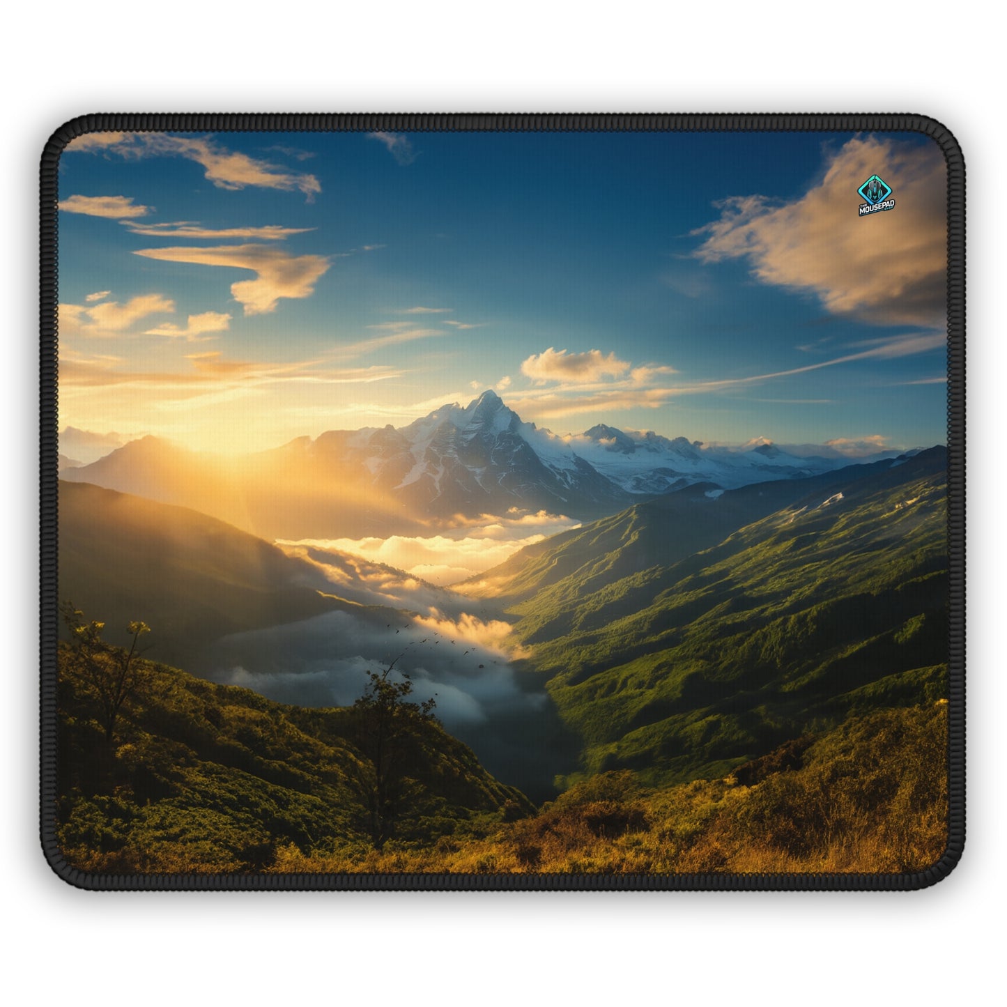 Gaming Mousepad - Mountain Sunrise 9" x 7" (US Version)