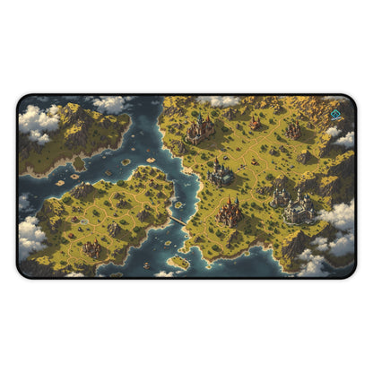 Gaming Deskmat - Fantasy Kingdom 12" x 22" (US Version)