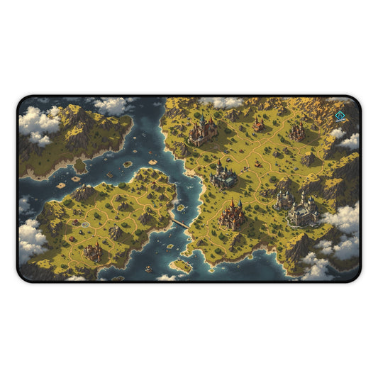 Gaming Deskmat - Fantasy Kingdom 12" x 22" (US Version)