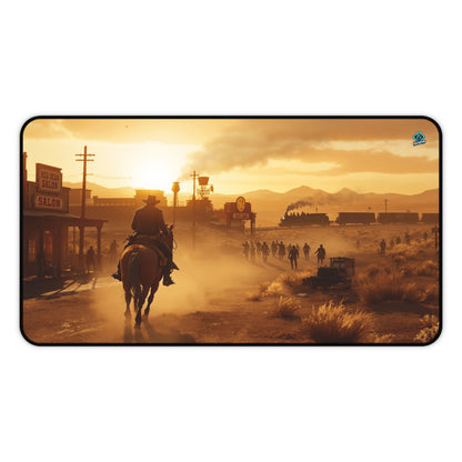 Gaming Deskmat - Western Sunset Adventure 12" x 22" (US Version)