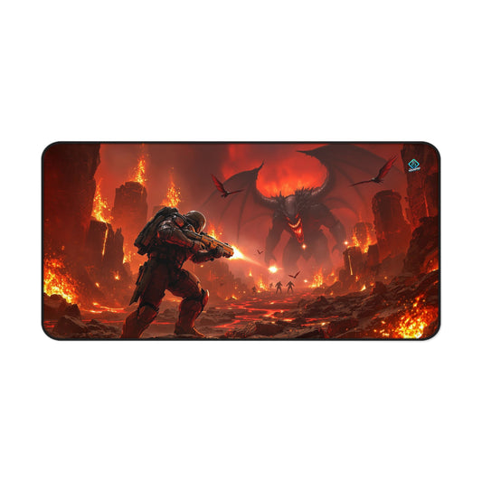 Gaming Deskmat - Infernal Showdown 16" x 32" (US Version)