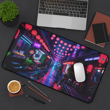 Gaming Deskmat - Neon Alley 12" x 22" (US Version)