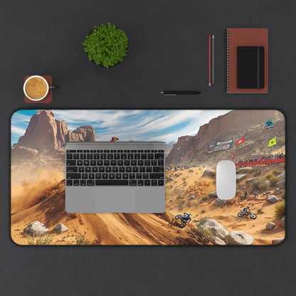 Gaming Deskmat - Desert Motocross 16" x 32" (US Version)