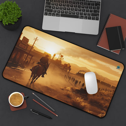 Gaming Deskmat - Western Sunset Adventure 12" x 22" (US Version)