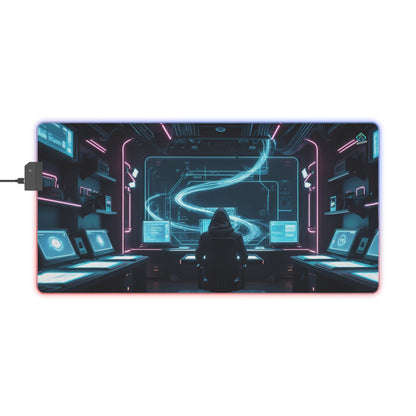 LED Deskmat - Cyber Command