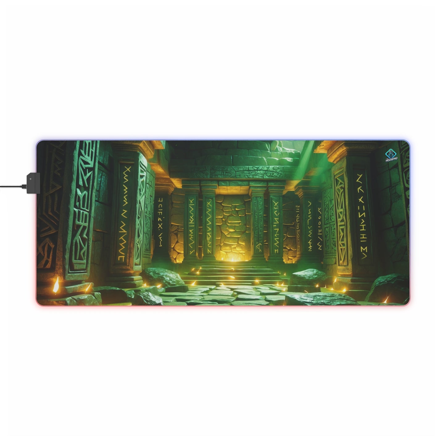 LED Deskmat - Ancient Ruins