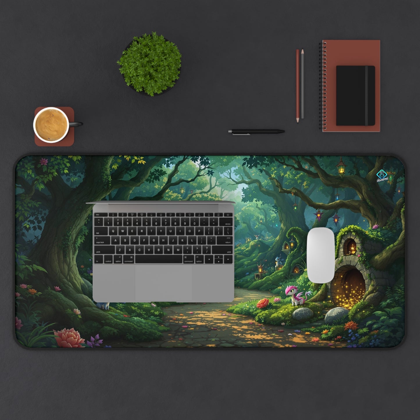 Gaming Deskmat - Magic Forest 16" x 32" (US Version)