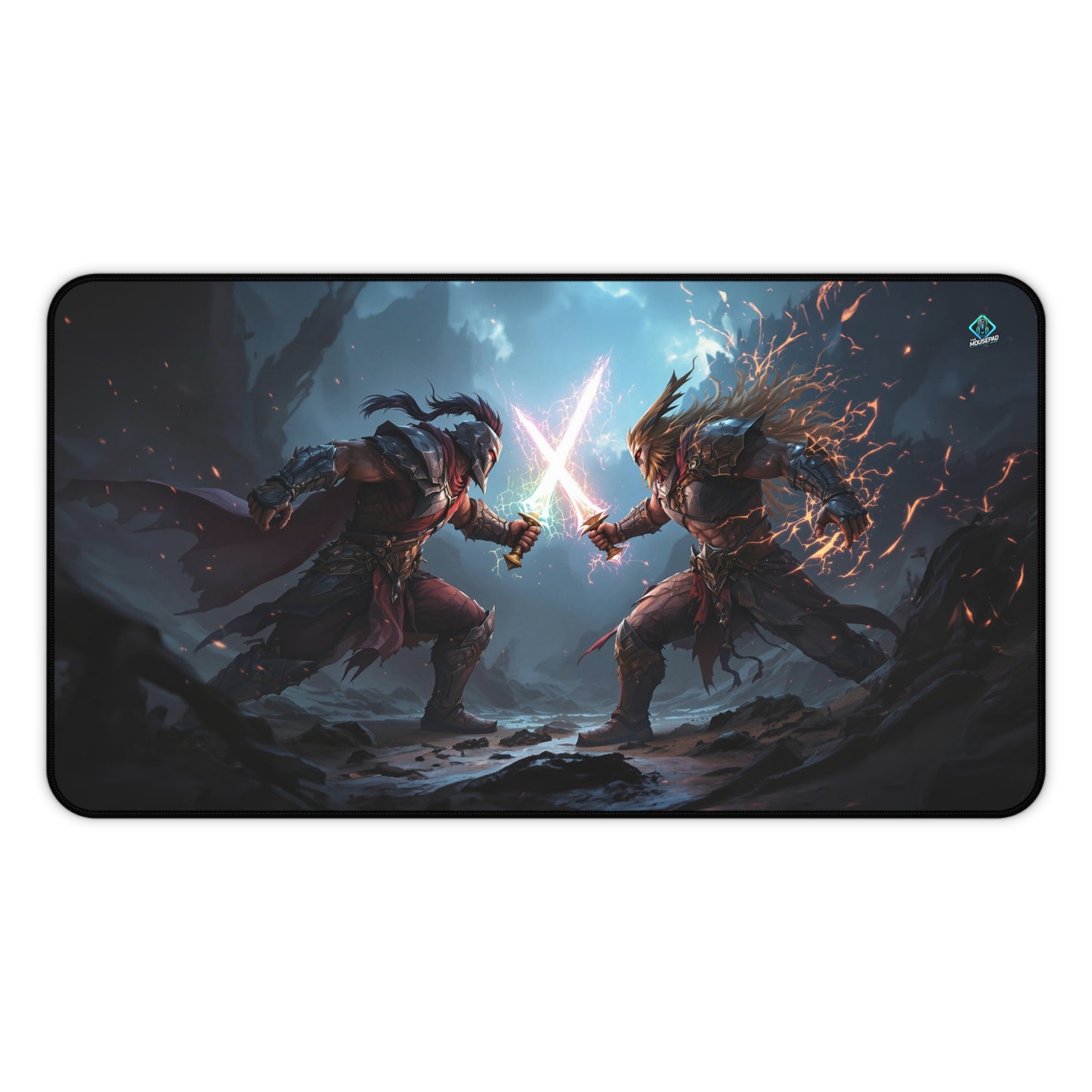 Gaming Deskmat - Clash of Warriors 12" x 22" (US Version)