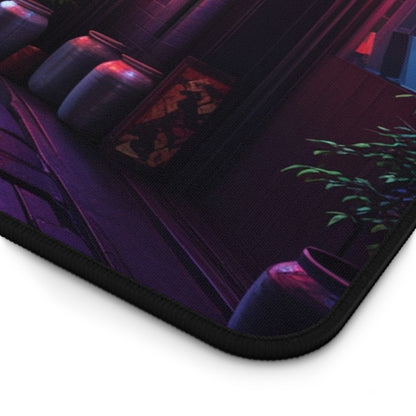 Gaming Deskmat - Neon Alley 12" x 22" (US Version)