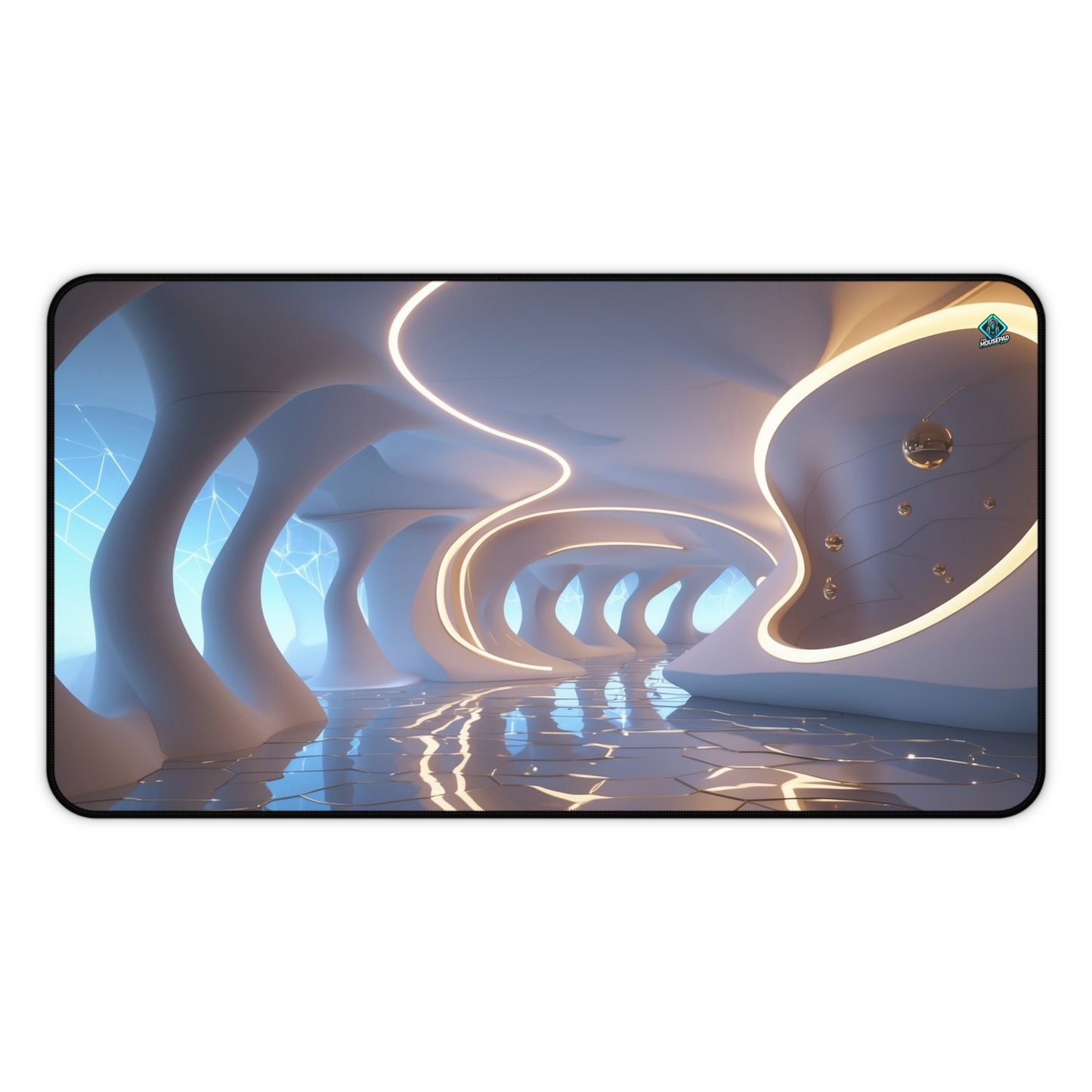 Gaming Deskmat - Futuristic Corridor 12" x 22" (US Version)