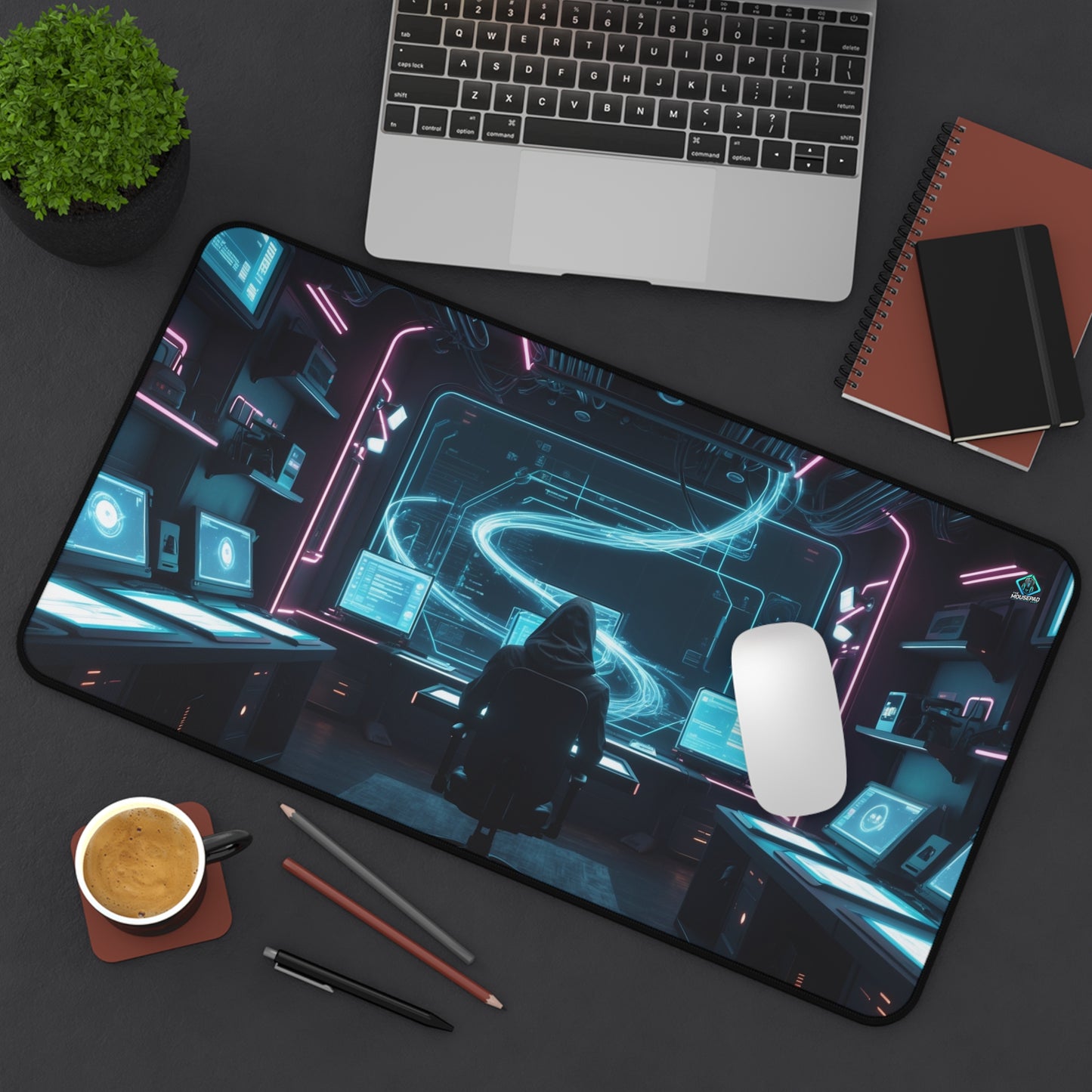 Gaming Deskmat - Cyber Command 12" x 22" (US Version)