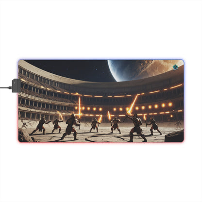 LED Deskmat - Galactic Gladiators