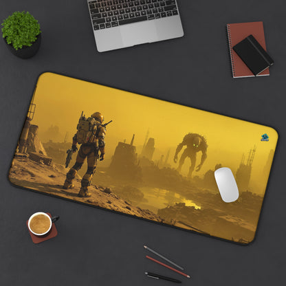 Gaming Deskmat - Apocalyptic Confrontation 16" x 32" (US Version)