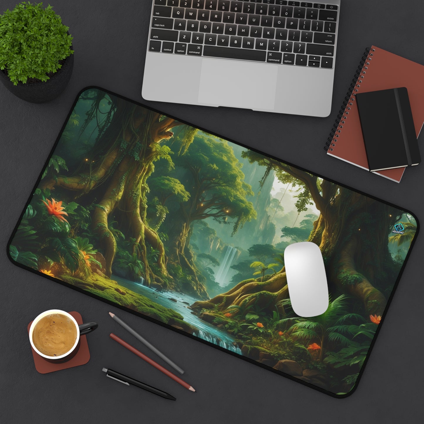 Gaming Deskmat - Mystic Jungle 12" x 22" (US Version)