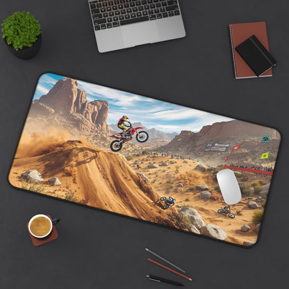 Gaming Deskmat - Desert Motocross 16" x 32" (US Version)