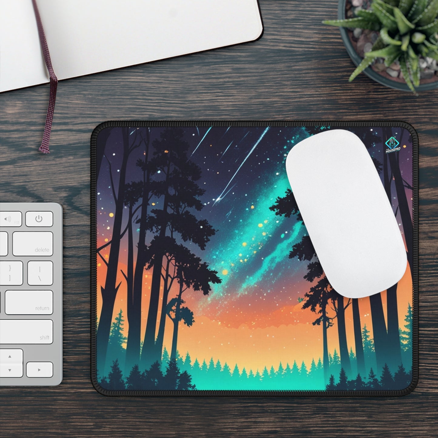 Gaming Mousepad - Starlit Forest 9" x 7" (US Version)