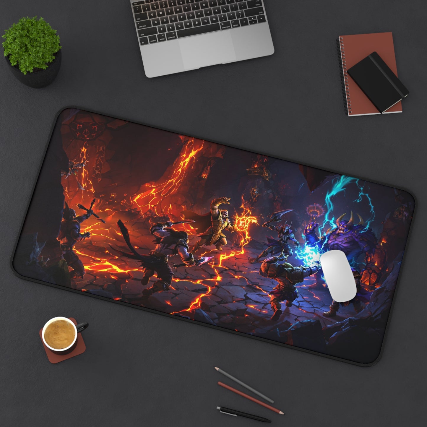 Gaming Deskmat - Dungeon Battle 16" x 32" (US Version)