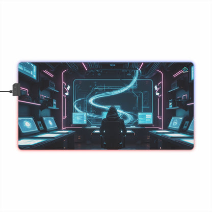 LED Deskmat - Cyber Command