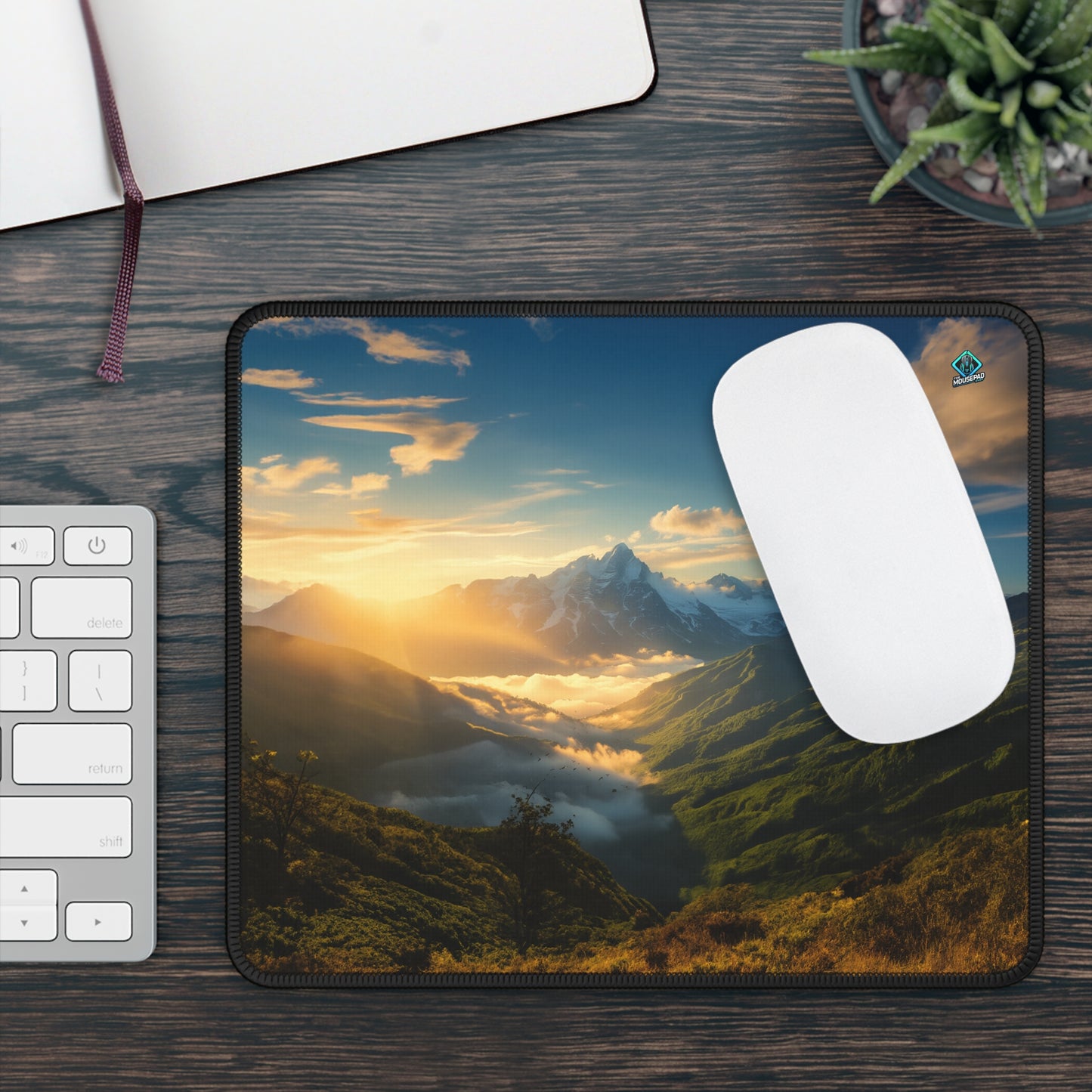 Gaming Mousepad - Mountain Sunrise 9" x 7" (US Version)