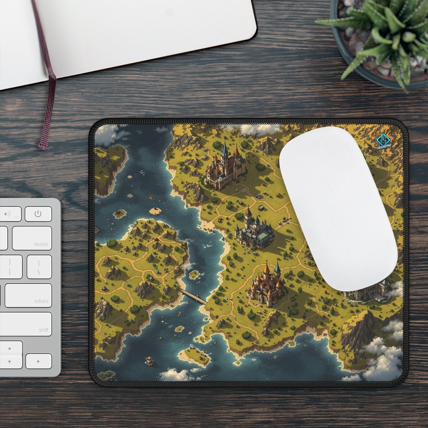 Gaming Mousepad - Fantasy Kingdom 9" x 7" (US Version)