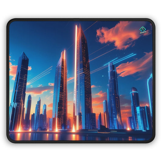 Gaming Mousepad - Neon Skyline 9" x 7" (US Version)