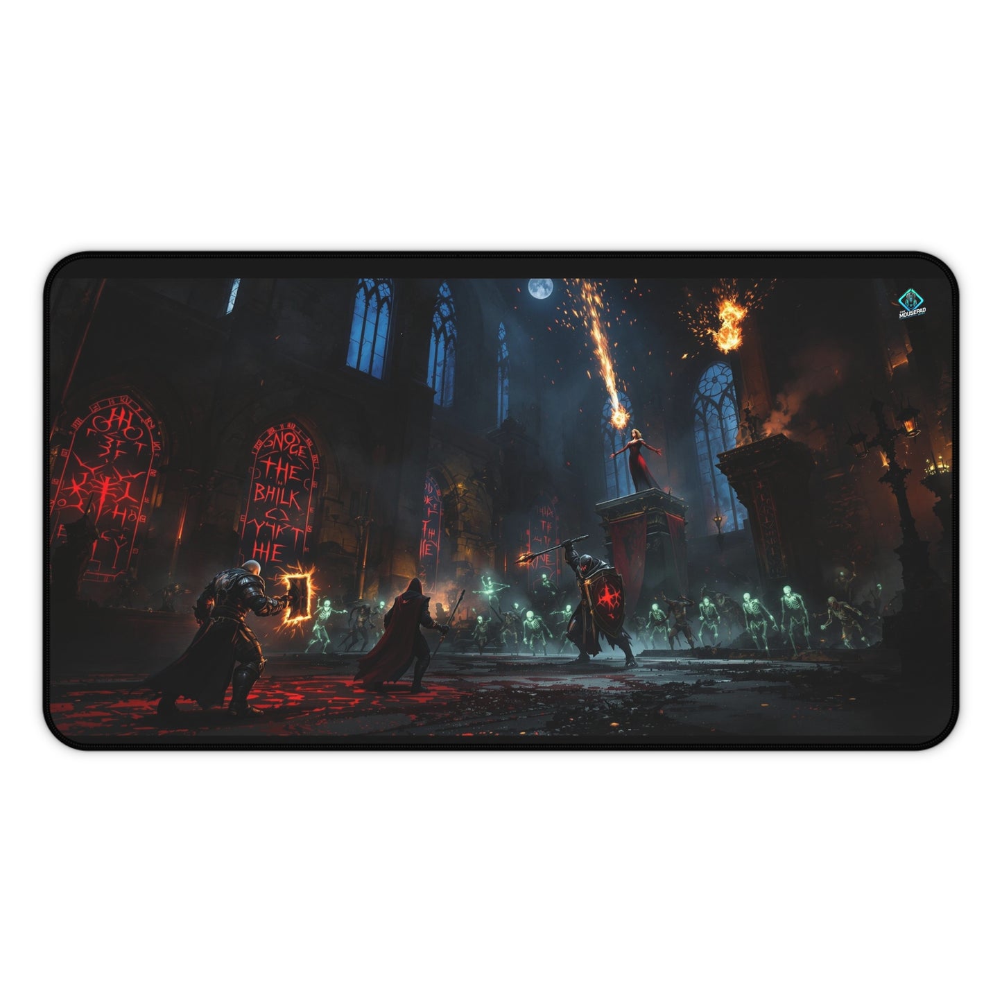 Gaming Deskmat - Cathedral of Shadows 12" x 22" (US Version)