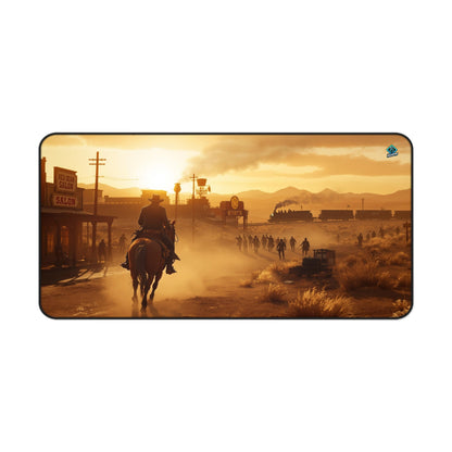 Gaming Deskmat - Western Sunset Adventure 16" x 32" (US Version)