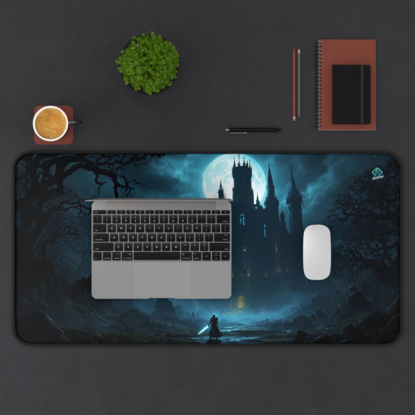 Gaming Deskmat - Castle of Shadows 16" x 32" (US Version)