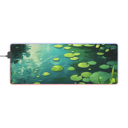 LED Deskmat - Serene Pond