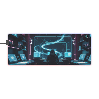 LED Deskmat - Cyber Command