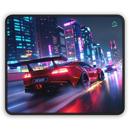 Gaming Mousepad - Neon Street Racer 9" x 7" (US Version)