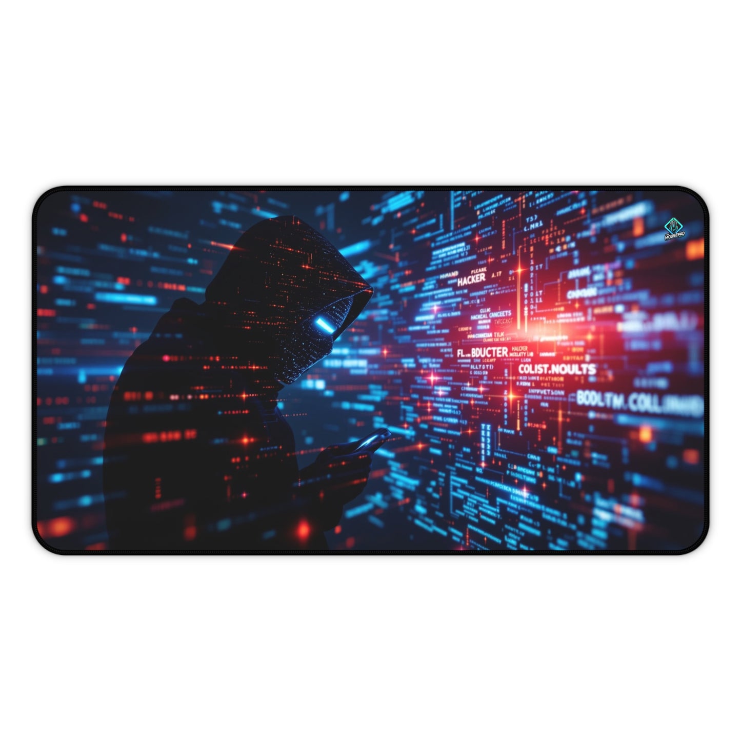 Gaming Deskmat - Cyber Hacker 12" x 22" (US Version)