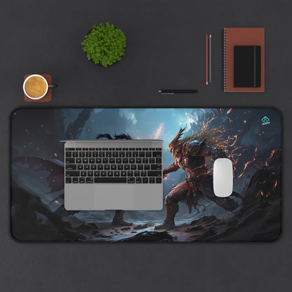 Gaming Deskmat - Clash of Warriors 16" x 32" (US Version)