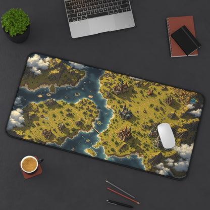 Gaming Deskmat - Fantasy Kingdom 16" x 32" (US Version)