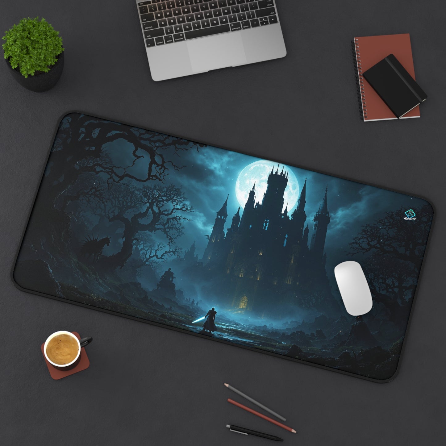 Gaming Deskmat - Castle of Shadows 16" x 32" (US Version)