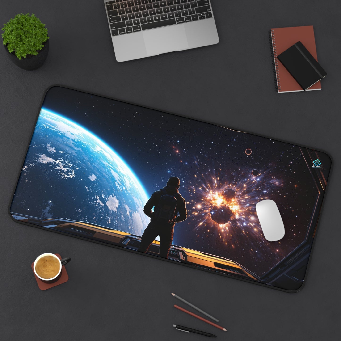 Gaming Deskmat - Cosmic Explorer 16" x 32" (US Version)