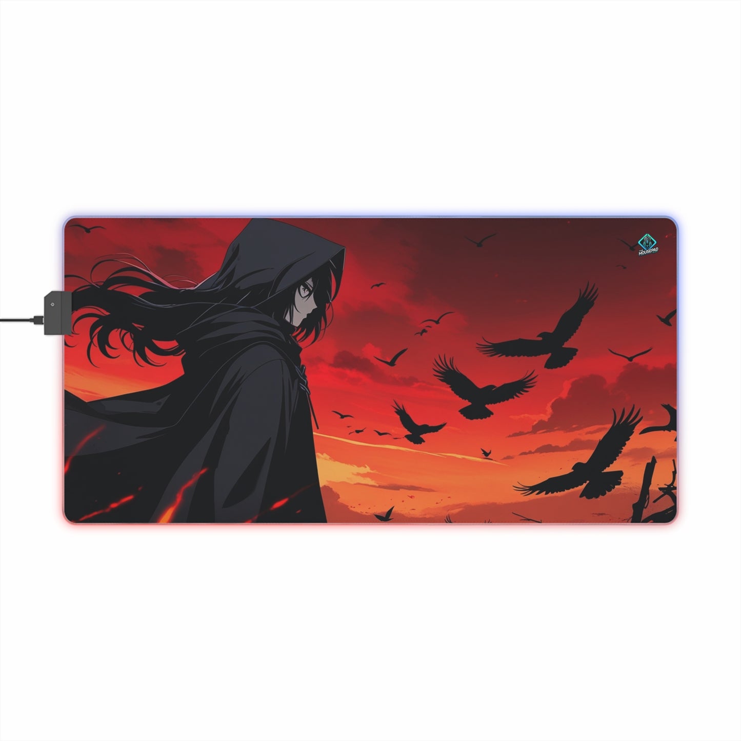 LED Deskmat - Raven's Rusk