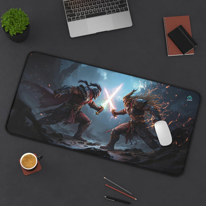 Gaming Deskmat - Clash of Warriors 16" x 32" (US Version)